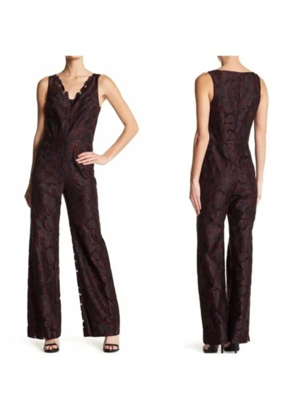 Trina Turk Dabee Floral Lace Jumpsuit - Picture 2 of 11